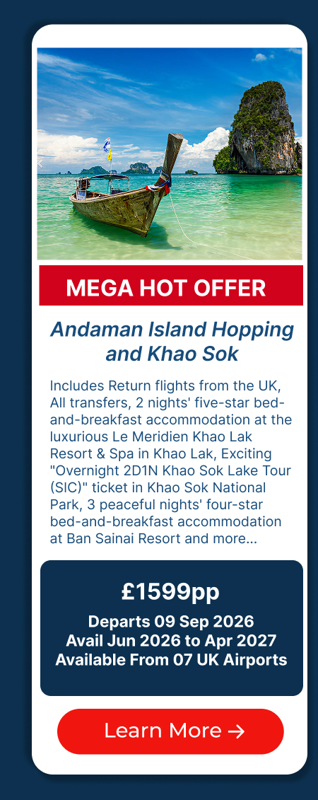 Andaman Island Hopping and Khao Sok